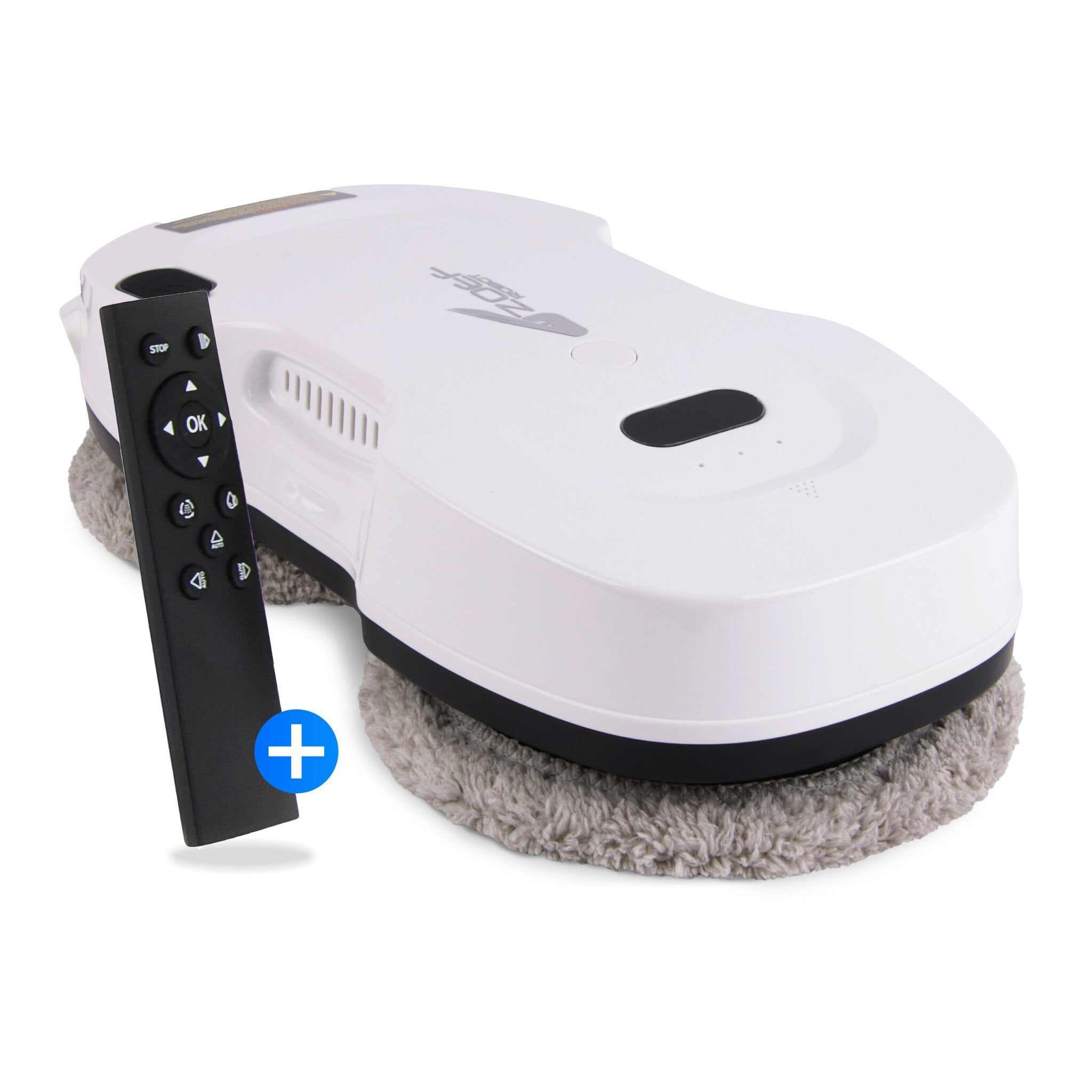 robot raamwasser Evert met waterspray en afstandsbediening voor automatische glas- en tegelreiniging