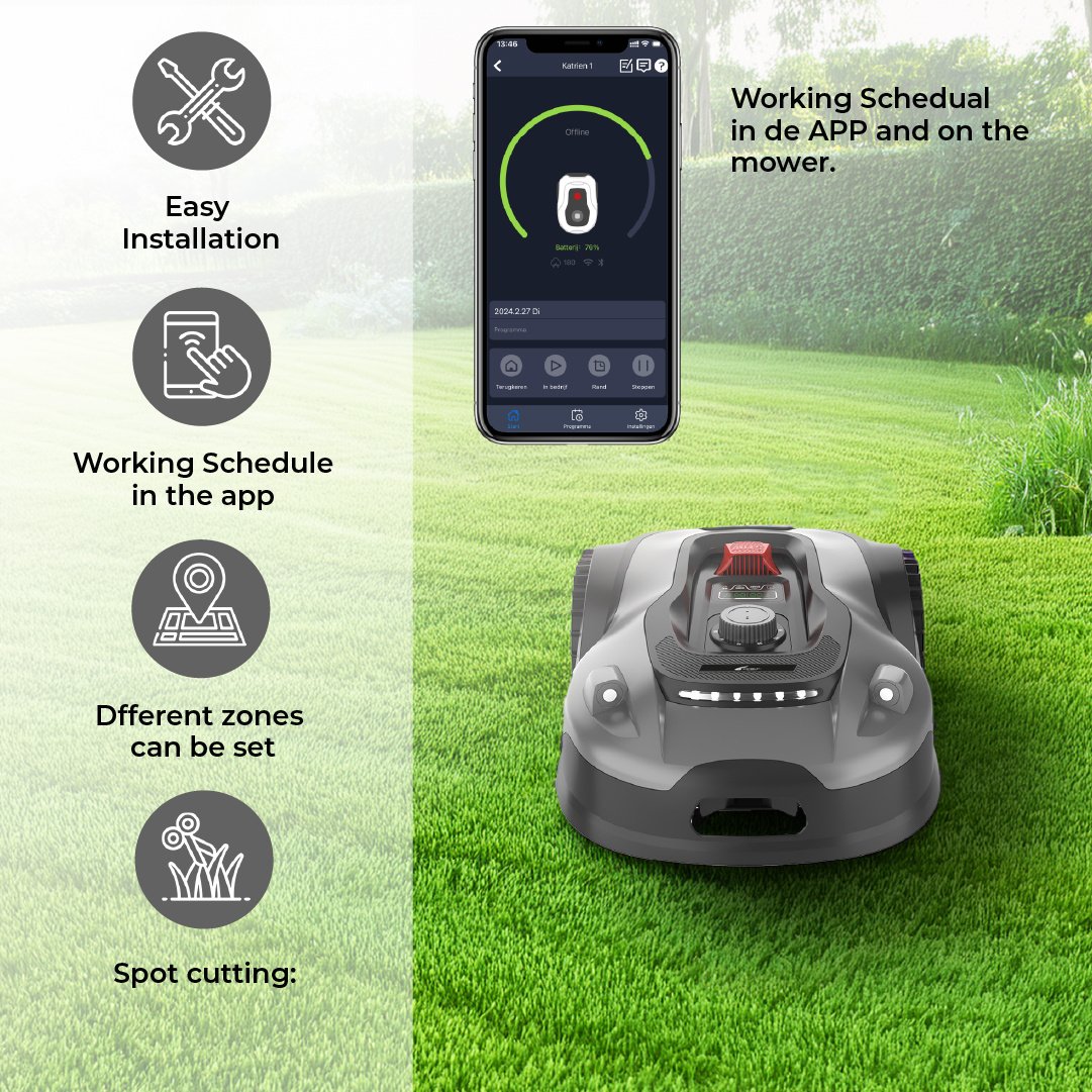 Hans tot 2000m2 met App