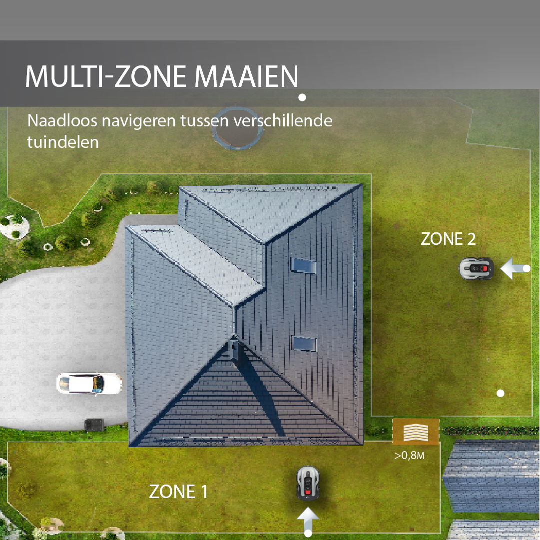 Hans tot 2000m2 met App