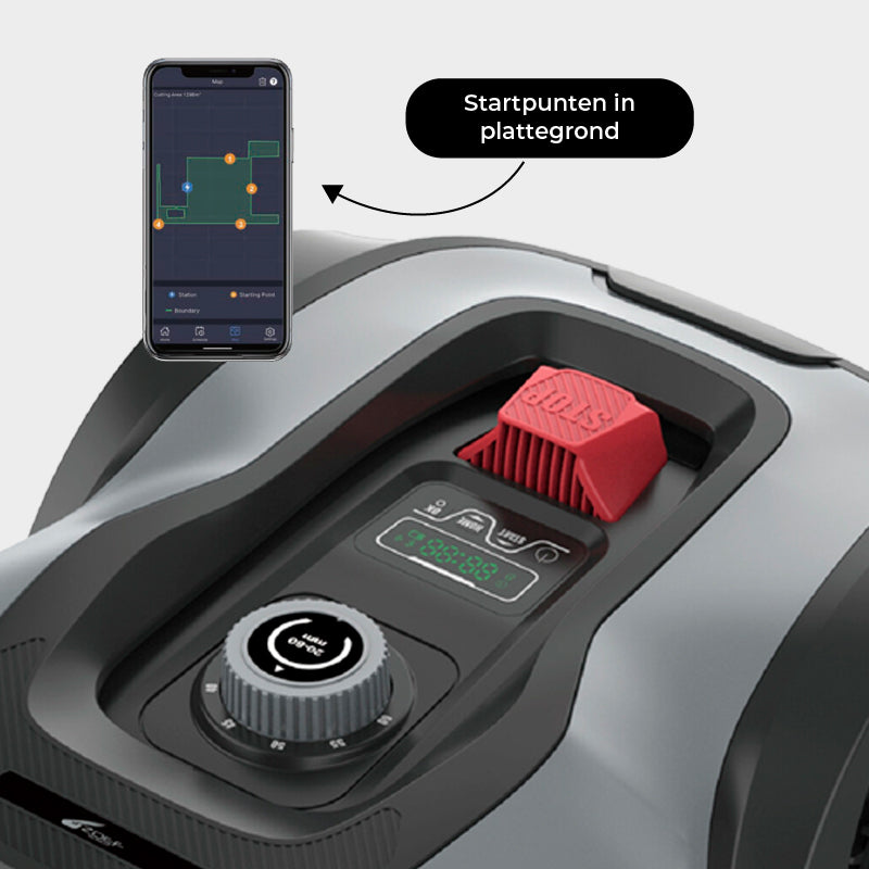 Hans tot 2000m2 met App