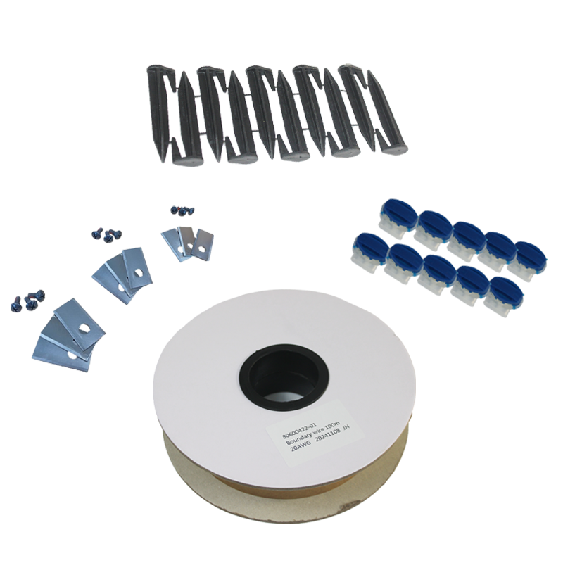 Extra maaier installatie set 100m Teun, Katrien en Hans.