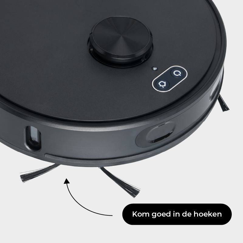 Willem 2.0 robotstofzuiger met krachtige zuigkracht en Lidar-navigatie voor grondige hoekreiniging