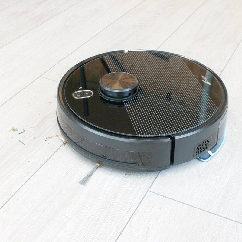 Beste robotstofstuiger met dweilfunctie Willem met leegstation en laser navigatie, automatisch leegmaken, dweilsysteem en 6000Pa zuigkracht