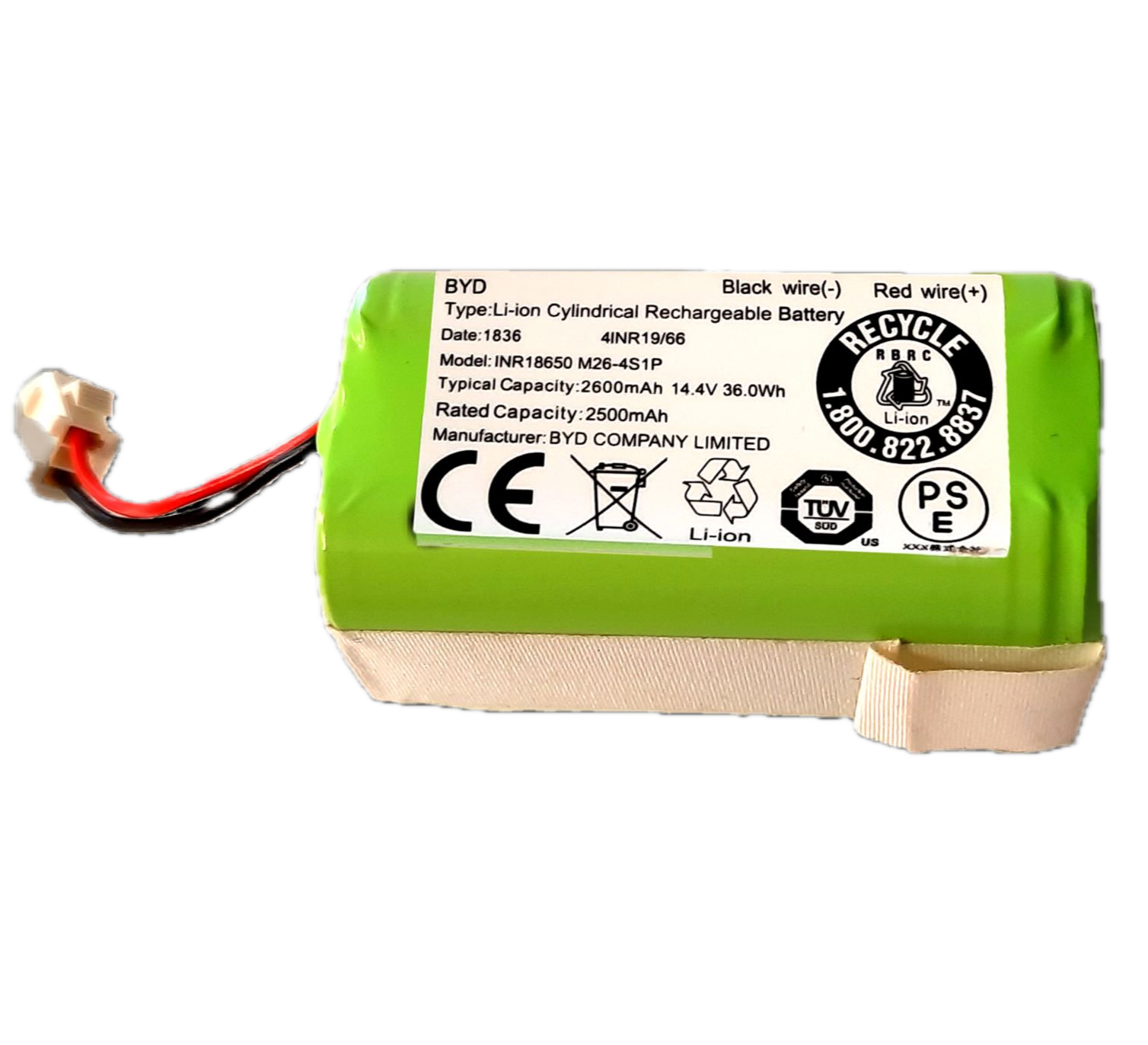 Batteries for all robot vacuums