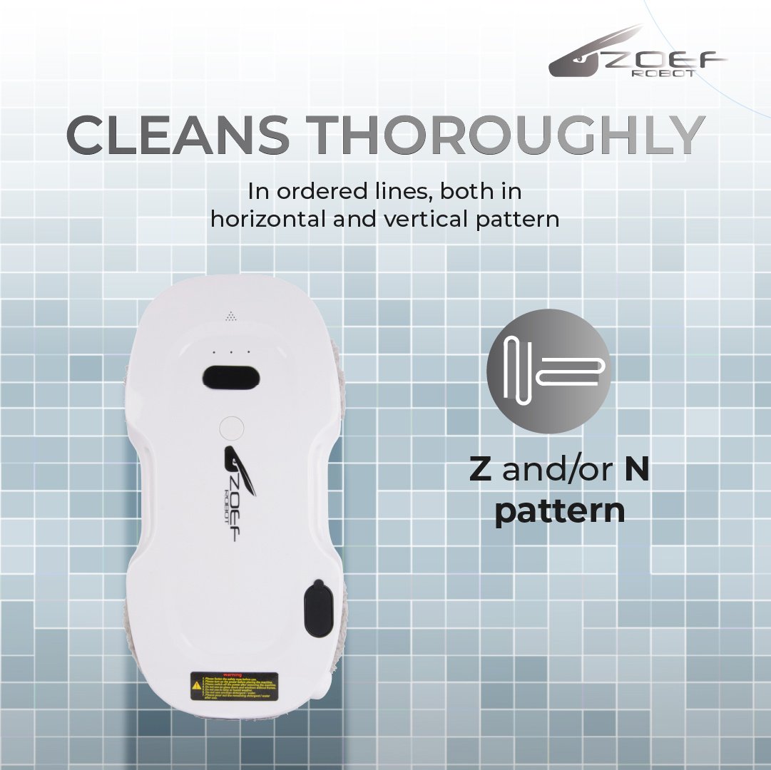 Zoef Robot Fensterputzroboter Evert mit Wasserspray