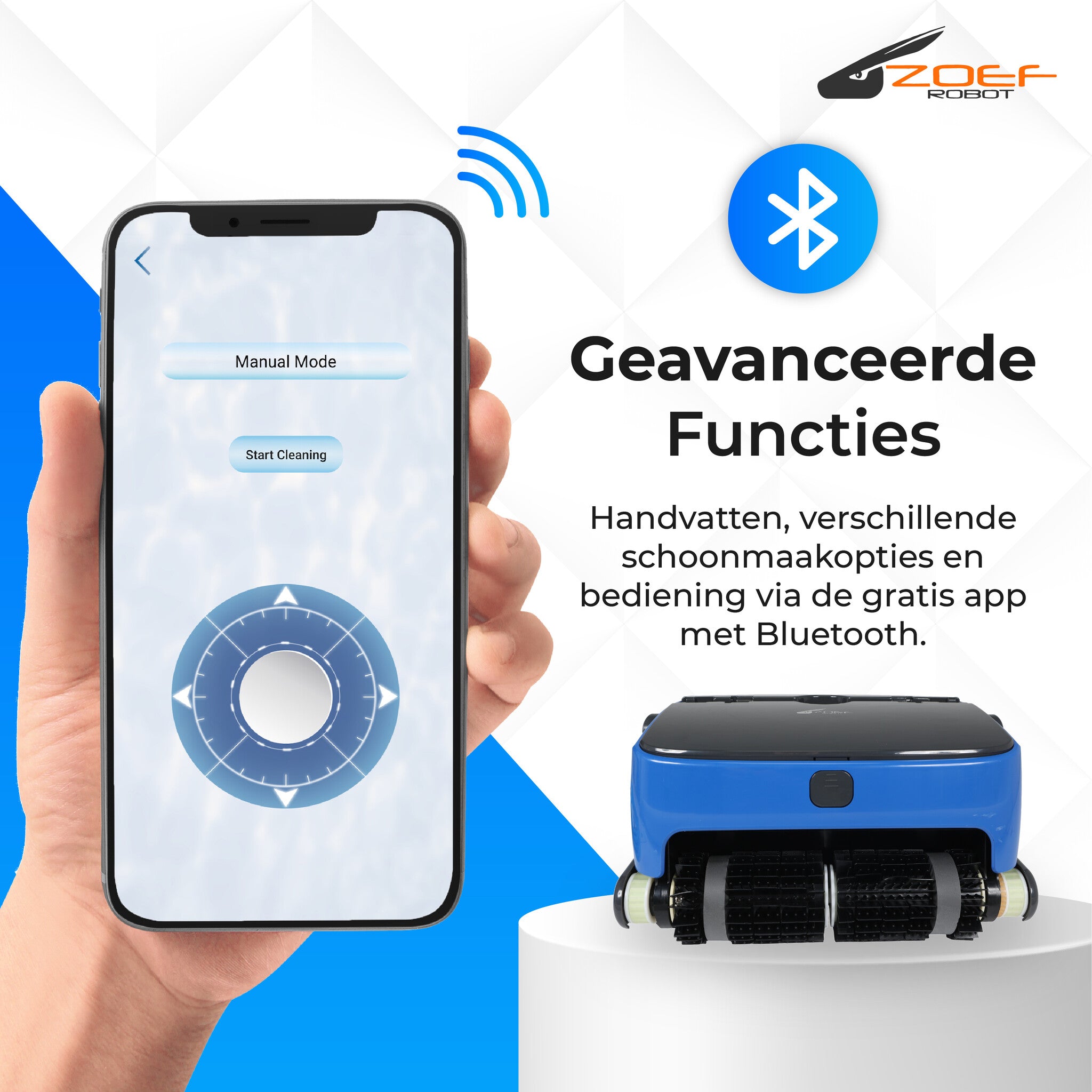 Pool robot Ranomi for floor, walls and waterline