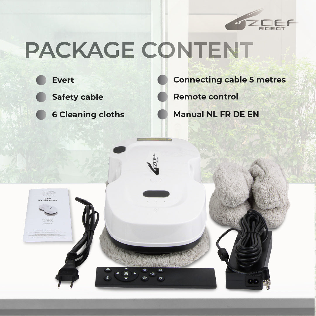 Zoef Robot Fensterputzroboter Evert mit Wasserspray