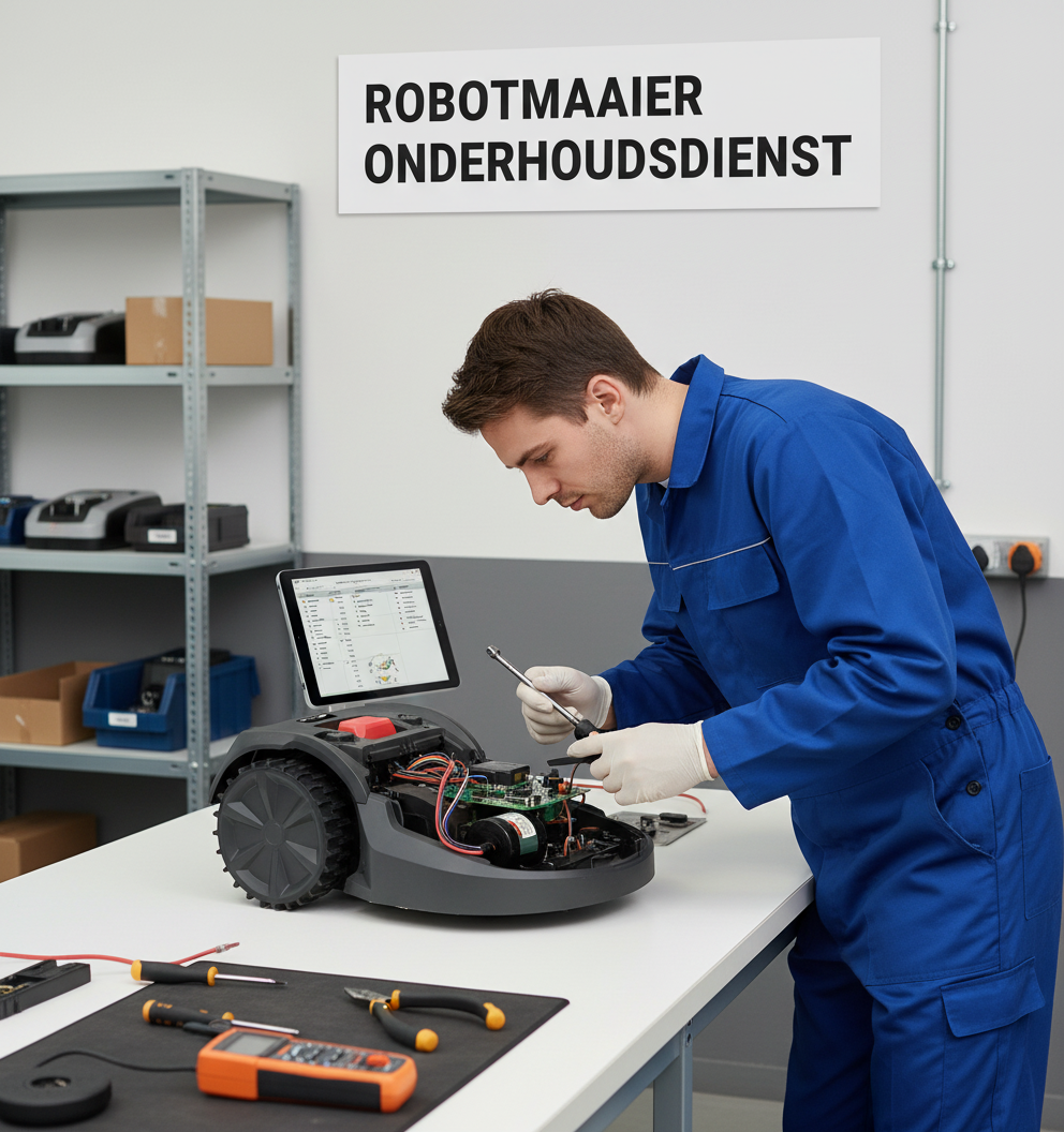 Onderhoudsbeurt robotmaaier