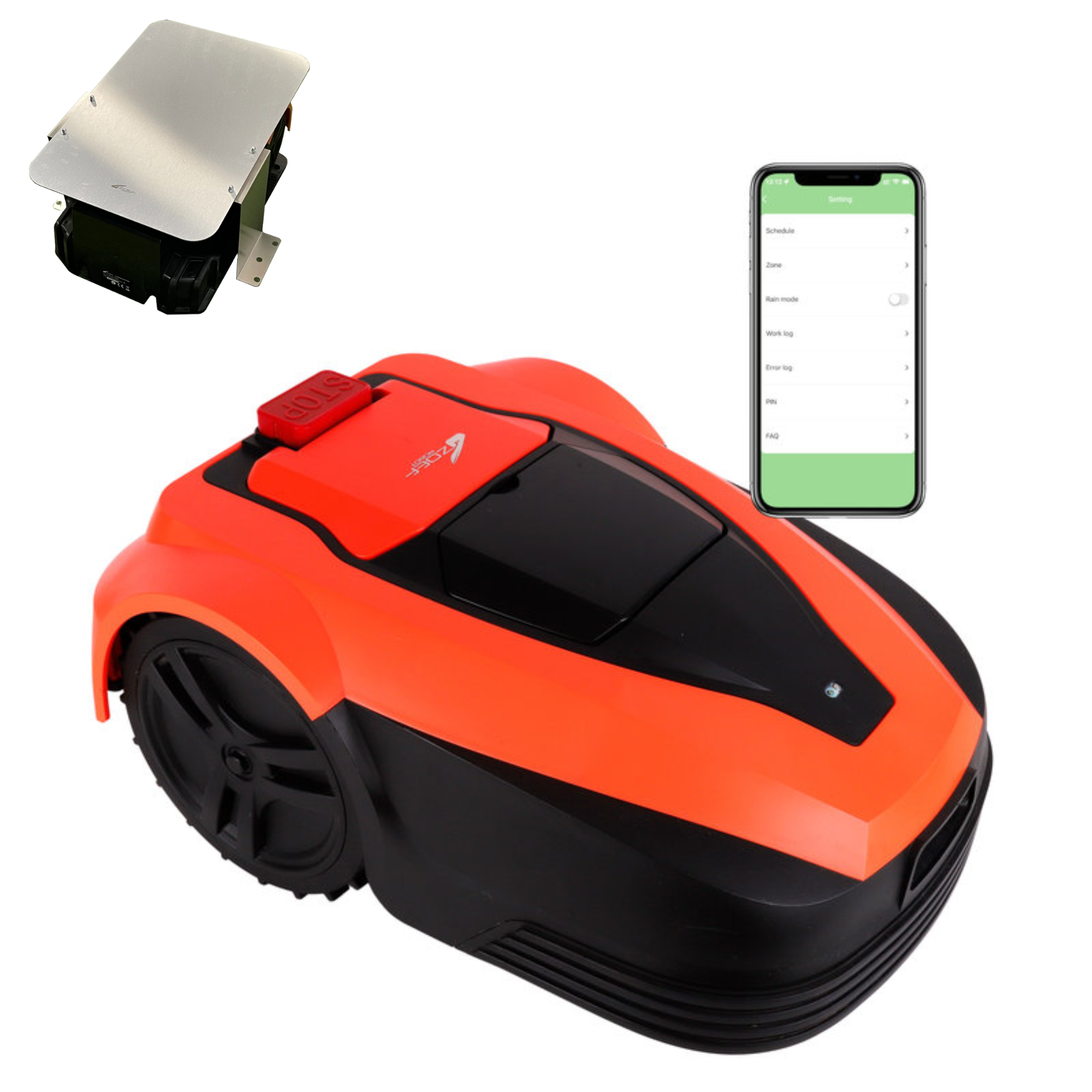 Zoef Robot robotic lawnmower Betsie <1400 m2 with cover